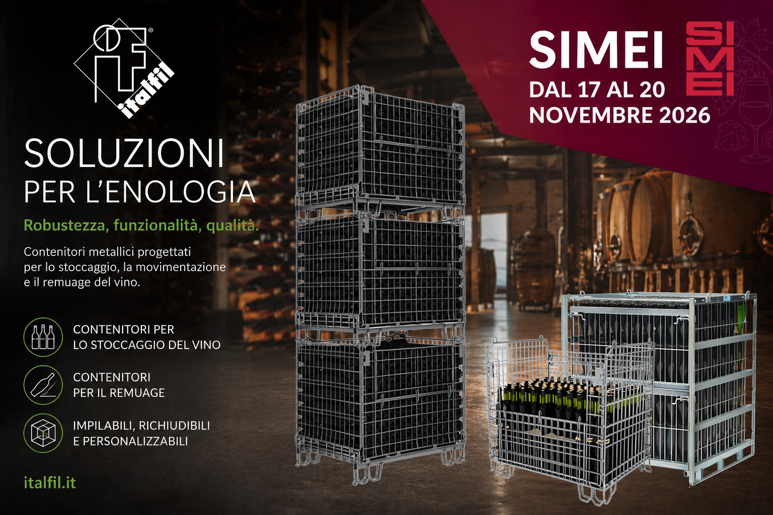 Italfil fiera Simei enologia vino